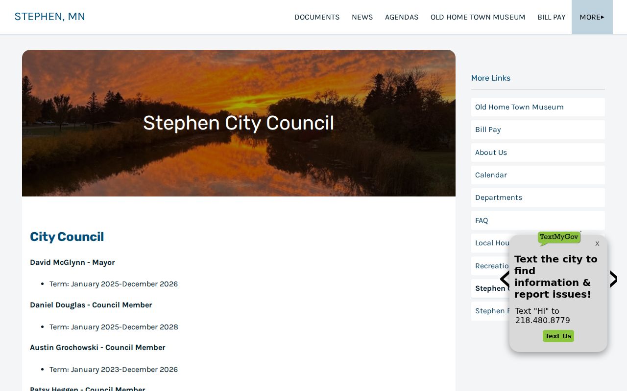 Stephen court docket routing from the official city office and council page